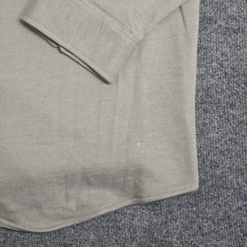 Hurley Men's XXL Shirt Iguana Khaki Button Down Long Sleeve Cotton Textured NWT - Picture 7 of 16